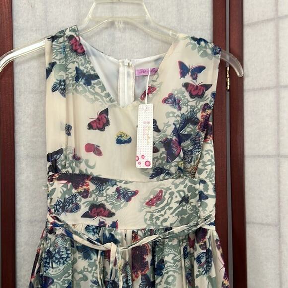 NWT FELT MAGLIETTA BUTTERFLY DETAIL SIZE L - Picture 4 of 11